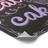 Poster Laissez-les manger de l'affiche de gâteau pour la  (Coin)