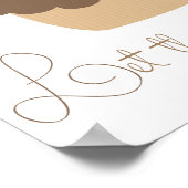 Poster Laissez-Les Manger Du Cupcake (Coin)