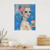 Poster Laissez-les manger du gâteau (Cuisine)