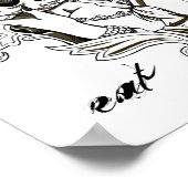 Poster Laissez-Les Manger Du Gâteau - Illustration Origin (Coin)