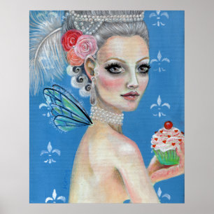Poster Laissez-les manger du gâteau, laissez-les manger d