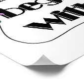 Poster Laissez-Moi Commencer Par Dire Fleurs Papillon (Coin)