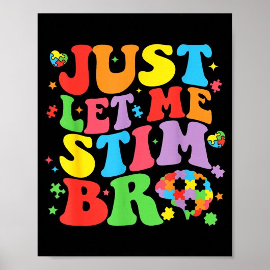 Poster Laissez-moi simplement stimuler frère drôle de pri (Devant)