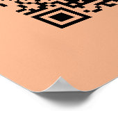 Poster Laissez-nous un commentaire Facebook Instagram Log (Coin)