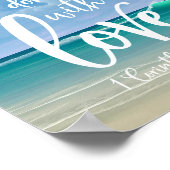 Poster Laissez tout ce que vous faites avec amour (Coin)