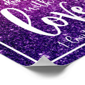 Poster Laissez tout ce que vous faites avec amour (Coin)