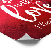 Poster Laissez tout ce que vous faites avec amour (Coin)