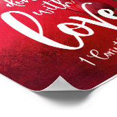 Poster Laissez tout ce que vous faites avec amour (Coin)