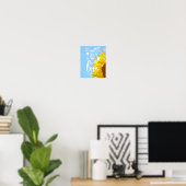 Poster Laissez tout ce que vous faites avec amour Sunflow (Bureau à domicile)