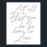 Poster Laissez tout ce que vous faites être fait par amou<br><div class="desc">Laissez tout ce que vous faites être fait par amour Script</div>