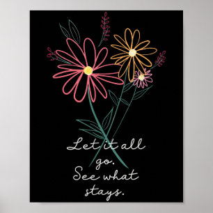 Poster Laissez Tout Voir Ce Qui Reste Inspirationnel Wild