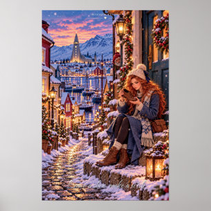 Poster Laissez une chaussure, faites un vœu Reykjavik Isl