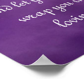 Poster Laissez Vos Anges Vous Envelopper... Devis de conf (Coin)