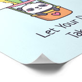 Poster Laissez vos rêves prendre leur envol, ballon Rainb (Coin)