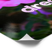 Poster Laissez vos rêves s'épanouir (Coin)