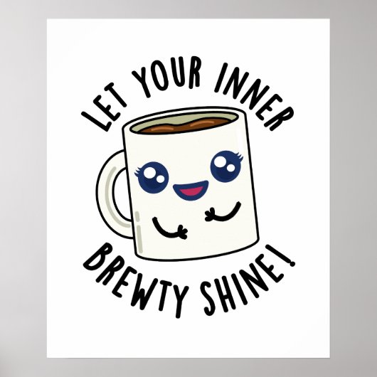 Poster Laissez Votre Brasserie Intérieure Briller Drôle P (Devant)