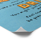 Poster Laissez votre esprit dériver (Coin)