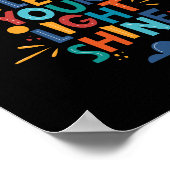 Poster Laissez Votre Inspiration Lumière Brillante (Coin)