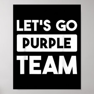 Poster Laissons Aller Purple Team War Jeu Concours Été Ca