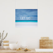 Poster Laissons Dieu citer la motivation inspirante (Cuisine)