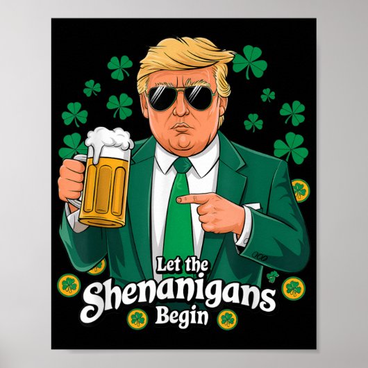 Poster Laissons les Shenanigans commencer une drôle de St (Devant)