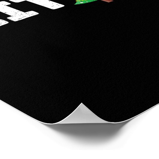 Poster Laissons-nous boire Noël (Coin)