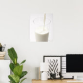 Poster Lait (Bureau à domicile)