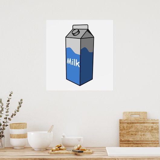 Poster Lait (Cuisine)