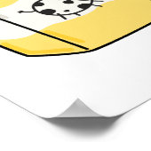 Poster Lait Cute Kawaii (Coin)