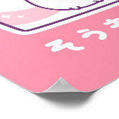 Poster Lait de chat chaton mignonne (Coin)