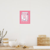 Poster Lait de chat chaton mignonne (Cuisine)