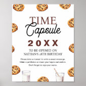 Poster Lait et biscuits 1er anniversaire heure Capsule (Devant)