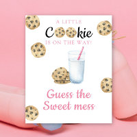 Lait et biscuits Baby shower Devinez le désordre d