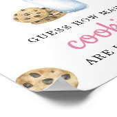 Poster Lait et biscuits - Combien de biscuits sont dans l (Coin)