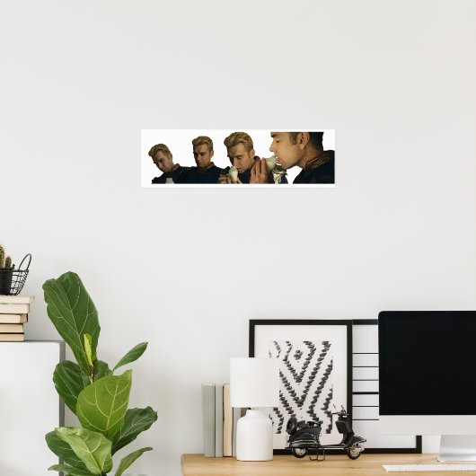 Poster Lait homelander (Bureau à domicile)