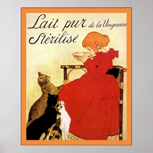 Poster Lait Pur de la Vingeanne Stérilisé (Devant)