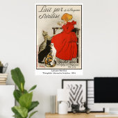 Poster Lait pur Stérilisé de Steinlen (Bureau à domicile)