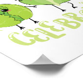 Poster Laitue Célébrer la purée d'herbe (Coin)