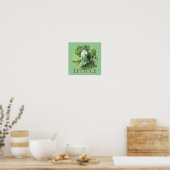 Poster Laitue feuilletée (Cuisine)