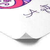 Poster Lajuana initiale L doodle cœur signification du no (Coin)