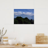 Poster Lake Atitlan Volcanoes (Cuisine)