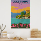 Poster Lake Como, Italy (Cuisine)