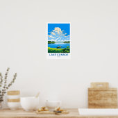 Poster Lake Conroe Texas Travel Print (Cuisine)