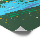 Poster Lake District National Park Lac Buttermere (Coin)