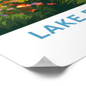 Poster Lake District Royaume-Uni Travel Print (Coin)