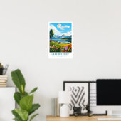 Poster Lake District Royaume-Uni Travel Print (Bureau à domicile)