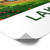 Poster Lake Erie North America (Coin)