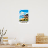 Poster Lake Isabella California Travel Print (Cuisine)