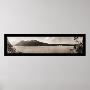 Poster Lake Louise Alberta Photo 1907