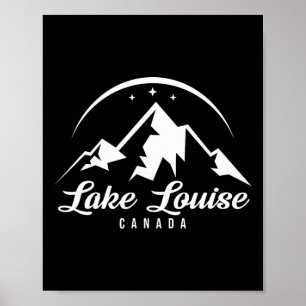 Poster Lake Louise Canada Station de ski Ski Snowboard